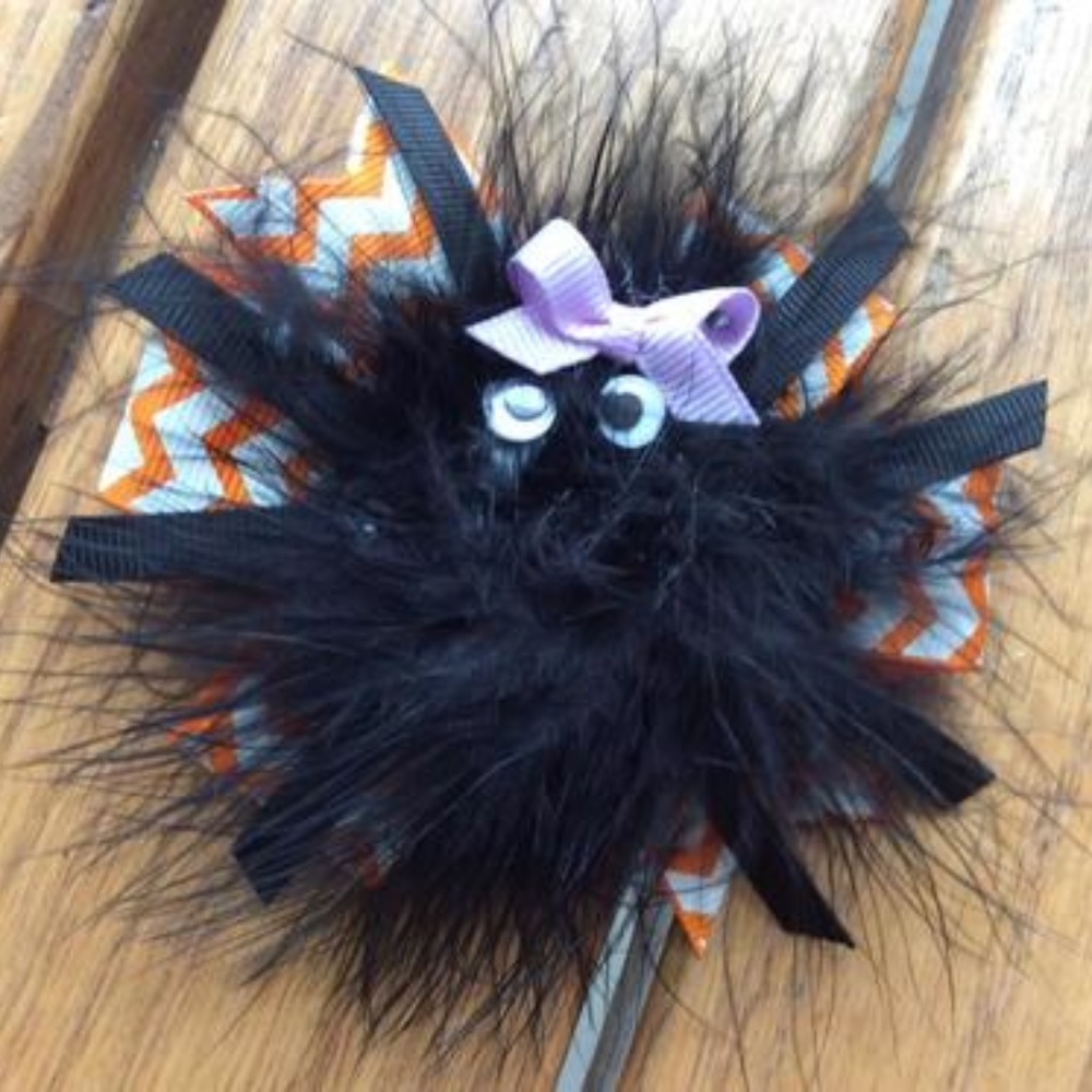 NEW Itsy Bitsy Spider Halloween Hair Bow